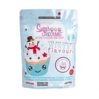 Picture of TOASTED MARSHMALLOWS FLAVOURED ICING SUGAR 500G BUTTERCREAM